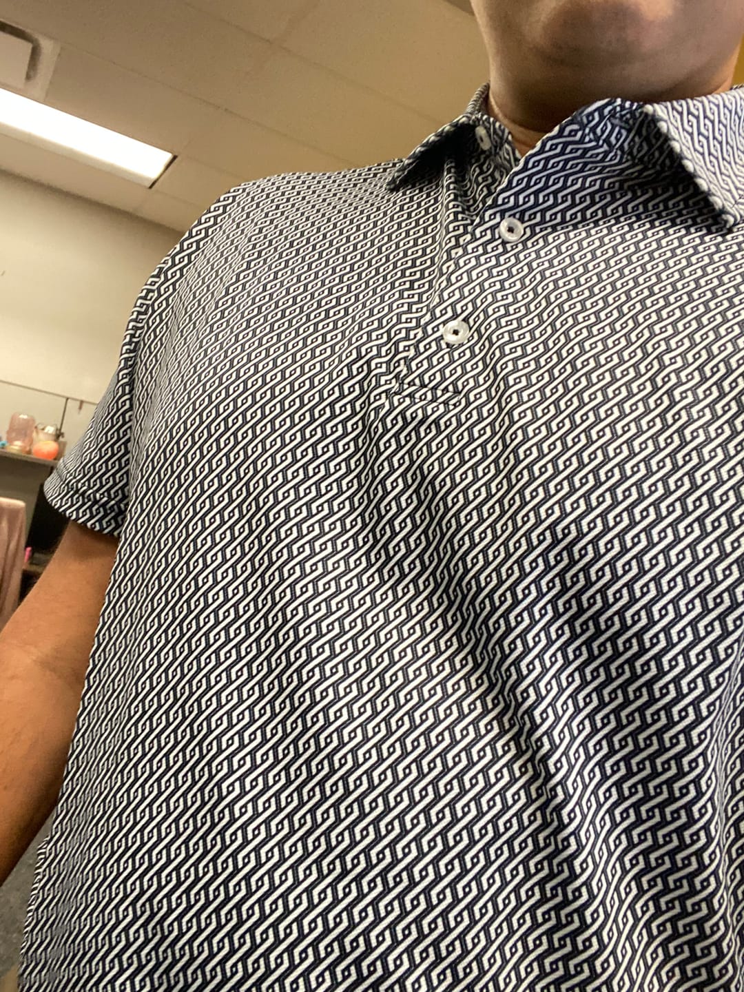 Customer photo review of Pique Stretch Polo