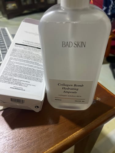 Customer photo review of Bad Skin™ Korean Collagen Bomb Hydrating Ampoule