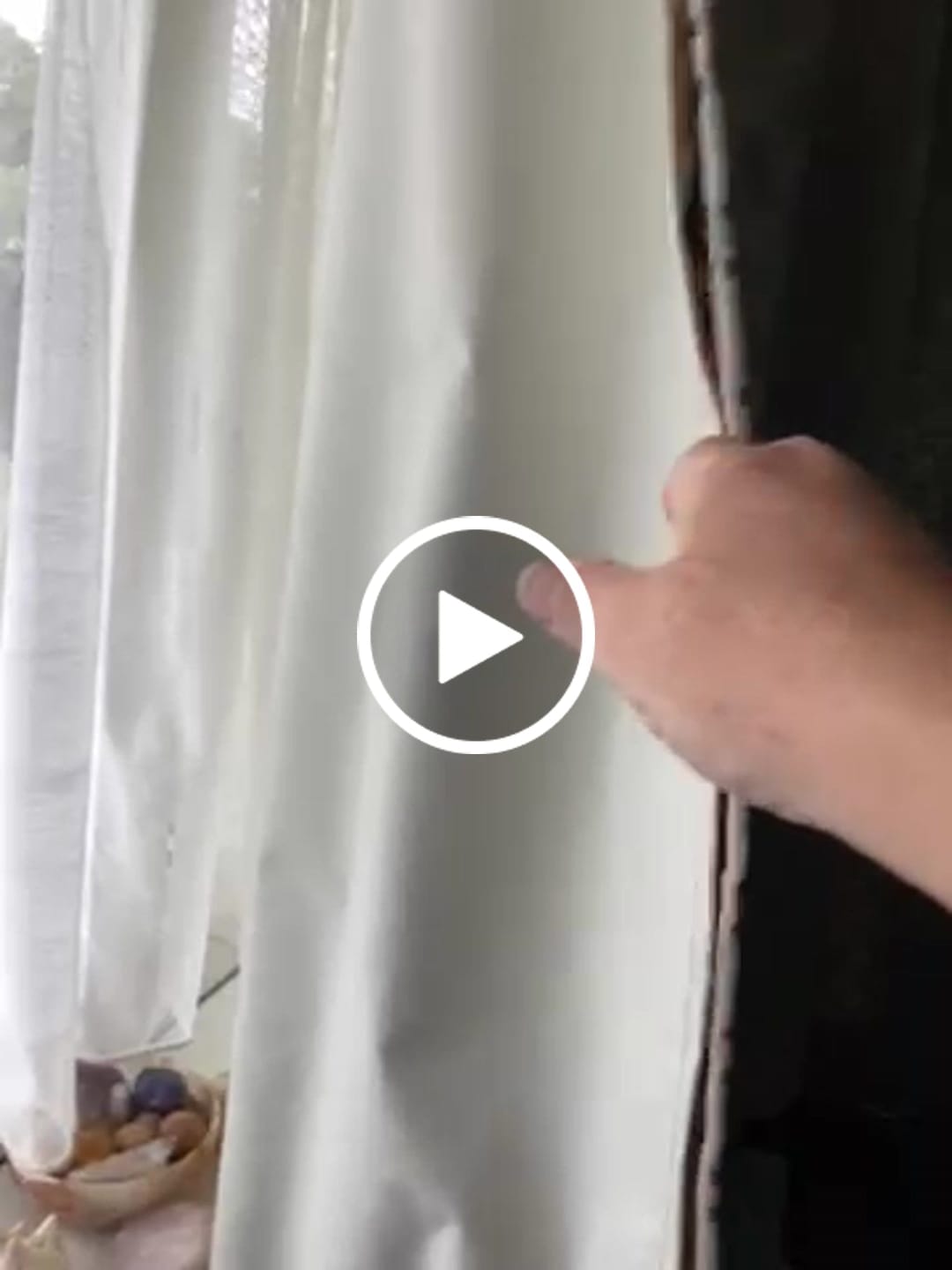 Customer video review of Blackout Curtain Lining Fabric