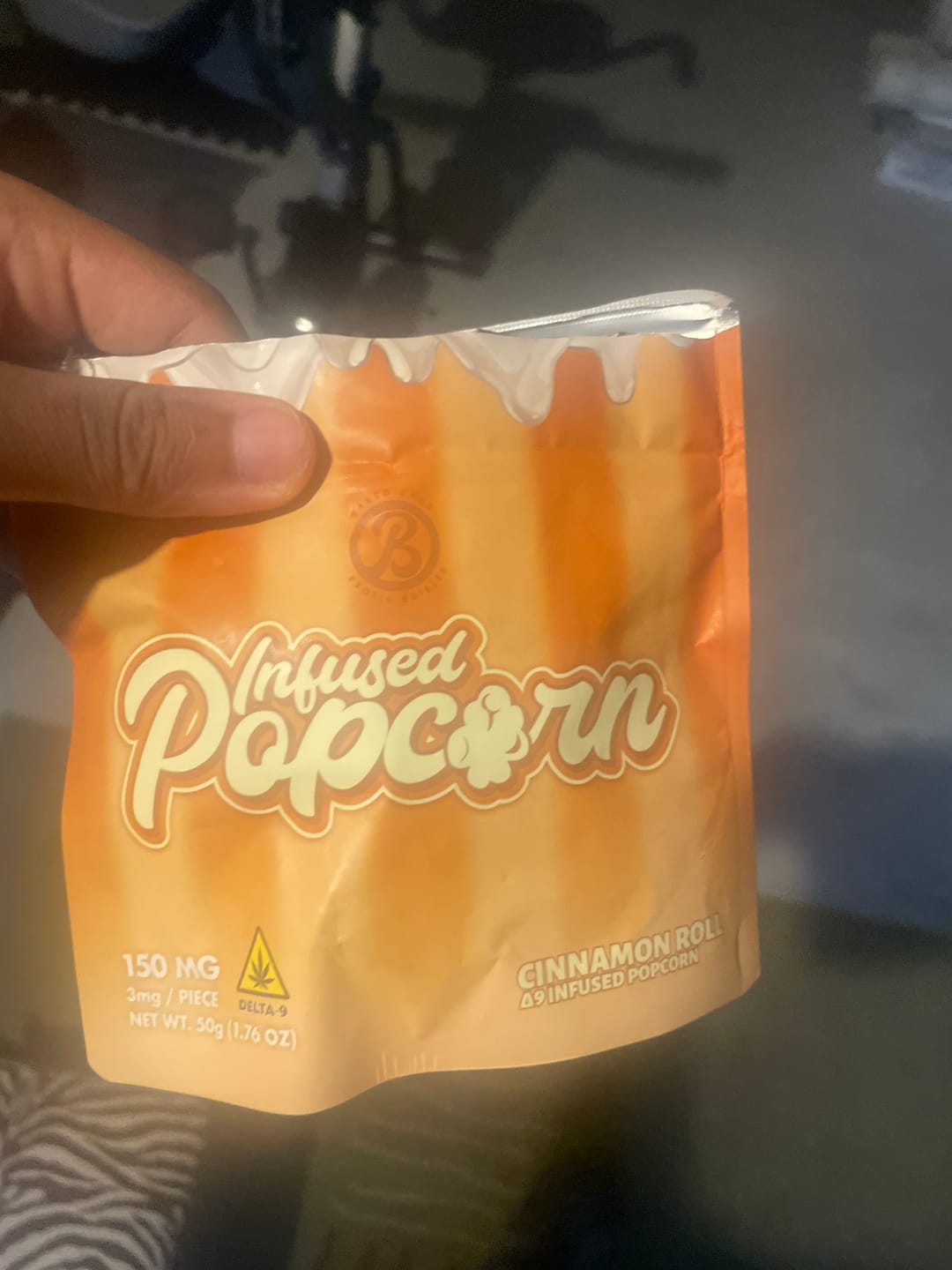 Customer photo review of INFUSED POPCORN - CINNAMON ROLL