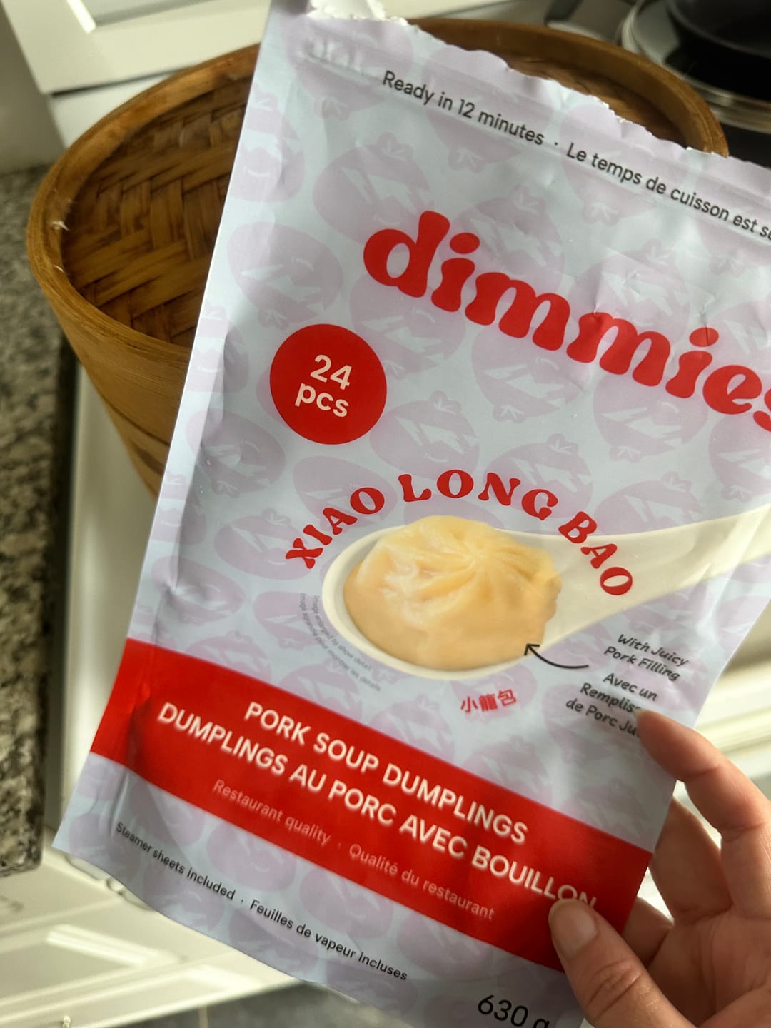 Customer photo review of Pork soup dumplings (aka "xiao long bao") - 24 PC