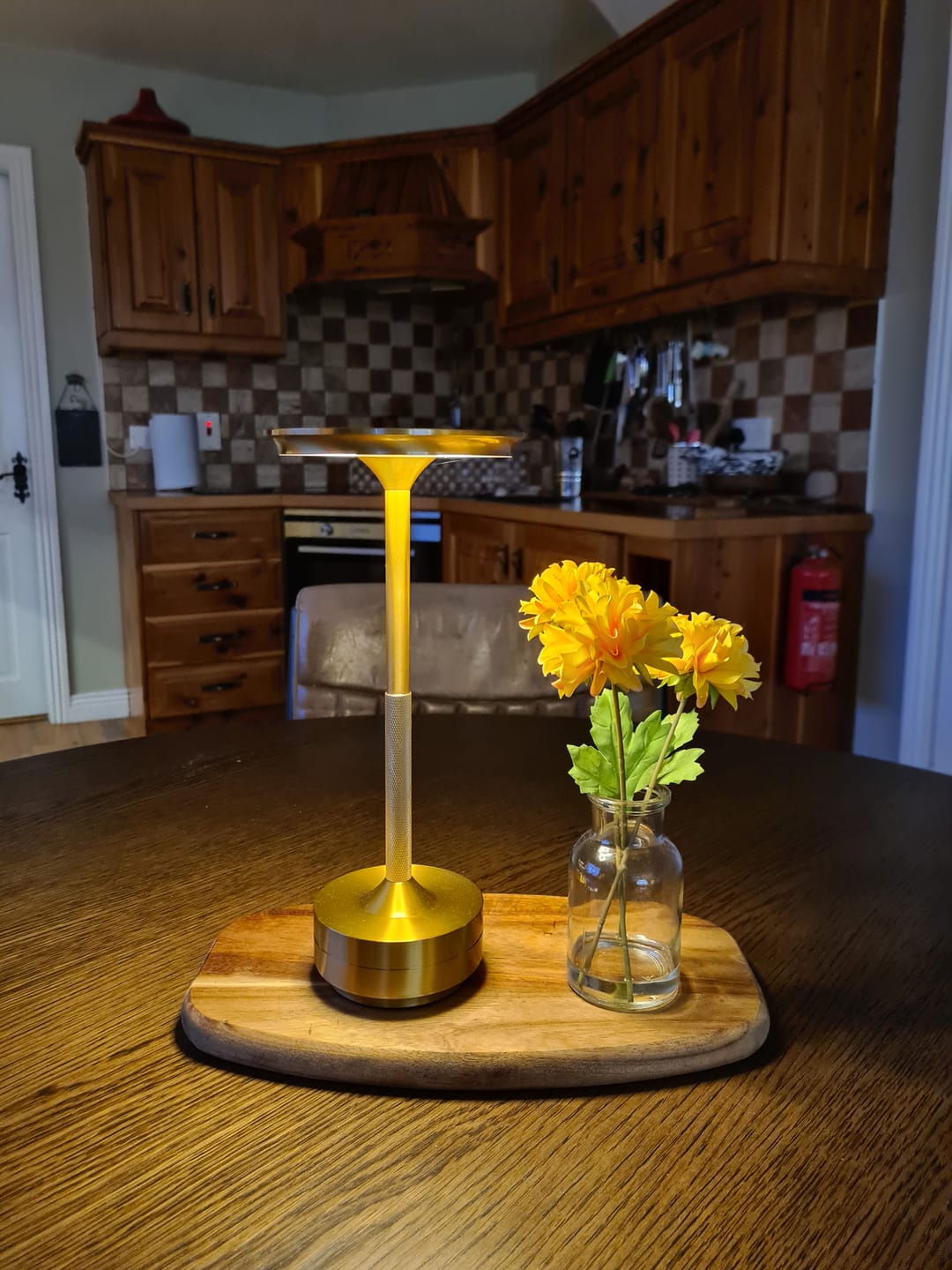 Customer photo review of Cordless Modern Aura Table Lamp - Cordless Table Lamp with Touch Control & Modern Nordic Design