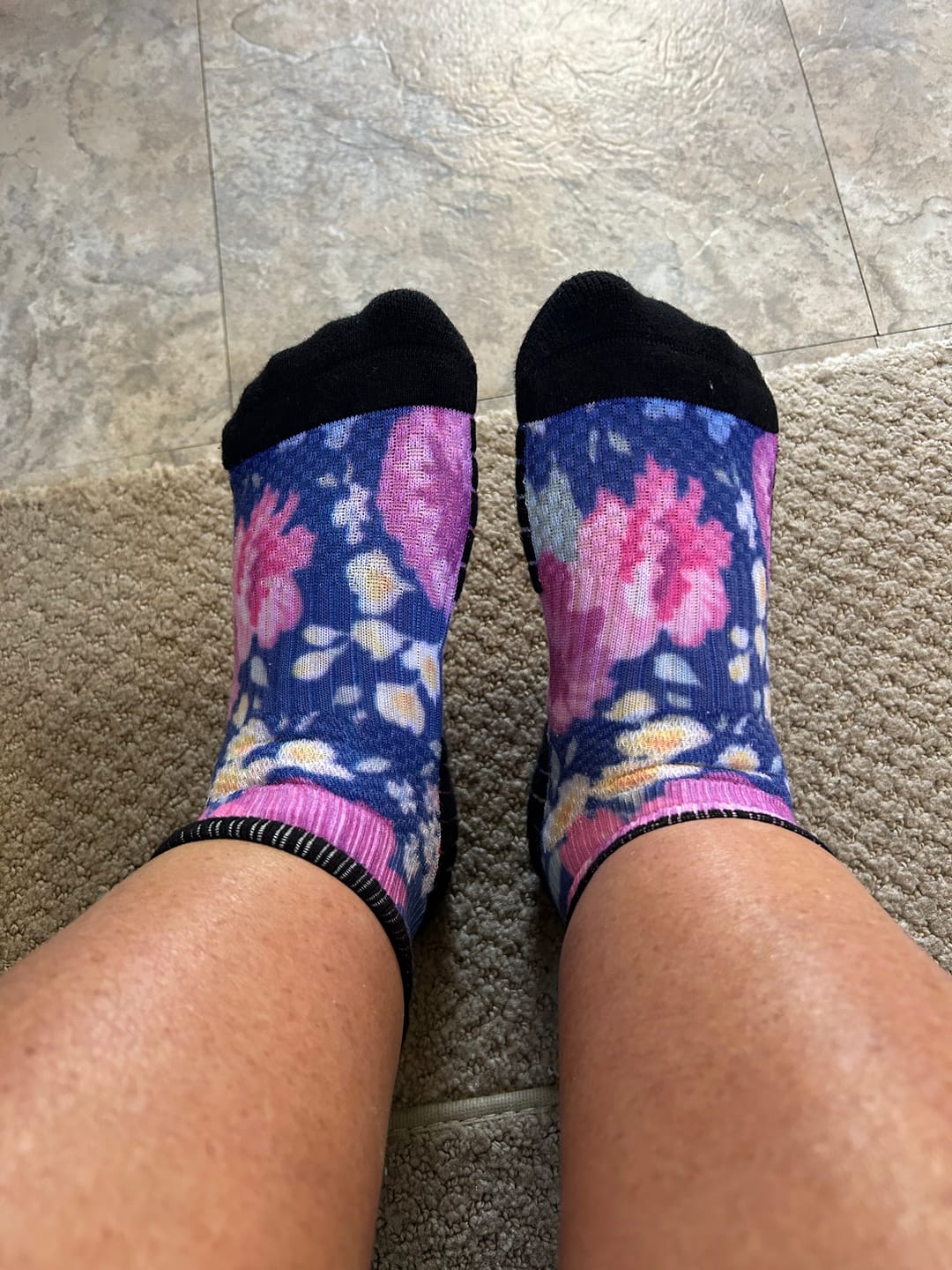 Customer photo review of Dark & Delicate Ankle Compression Socks 5-Pack Bundle