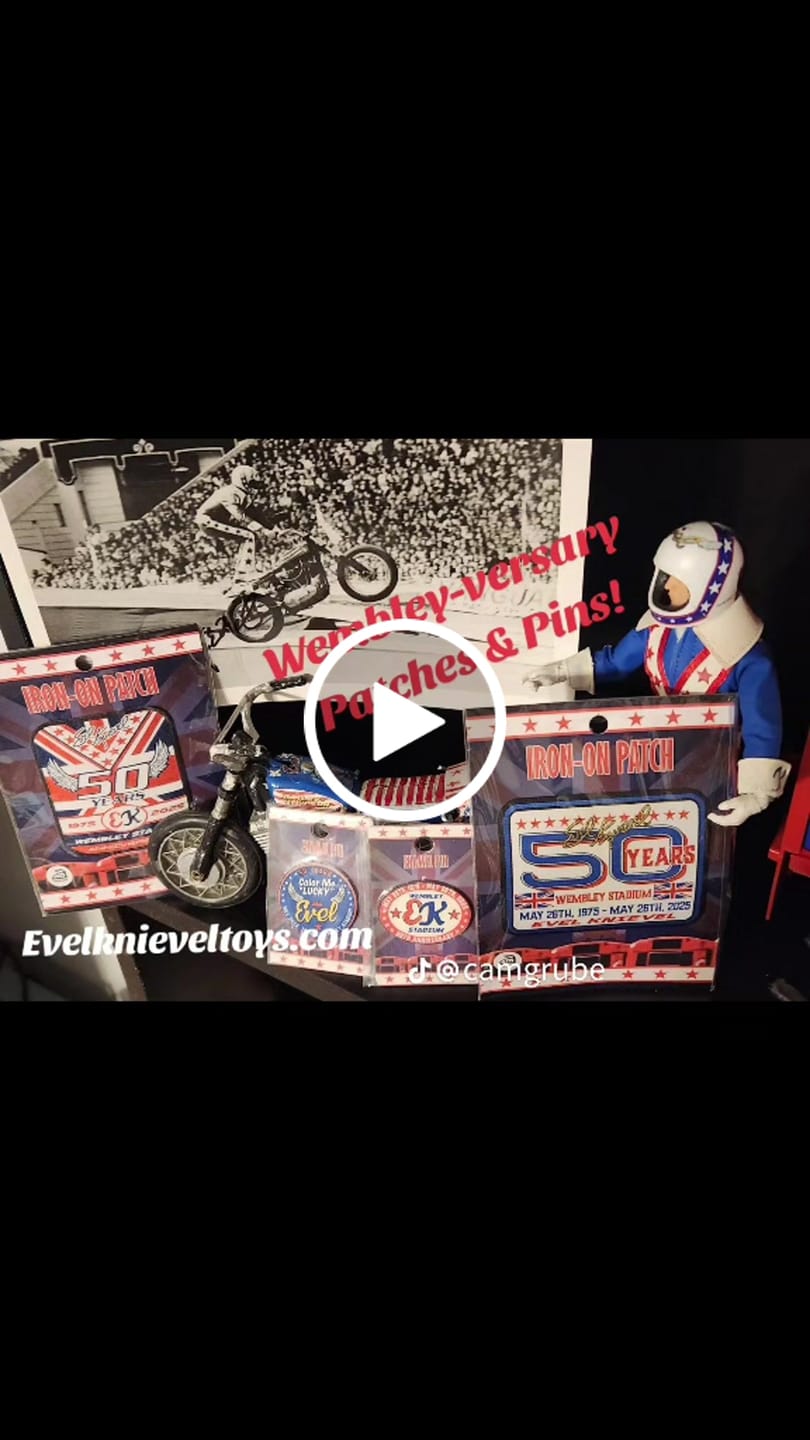 Customer video review of Wembley 50th Anniversary Evel Knievel Stunt Cycle Set – Limited Gold Edition