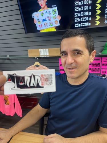 Customer photo review of UV Sticker Gang Sheet Builder