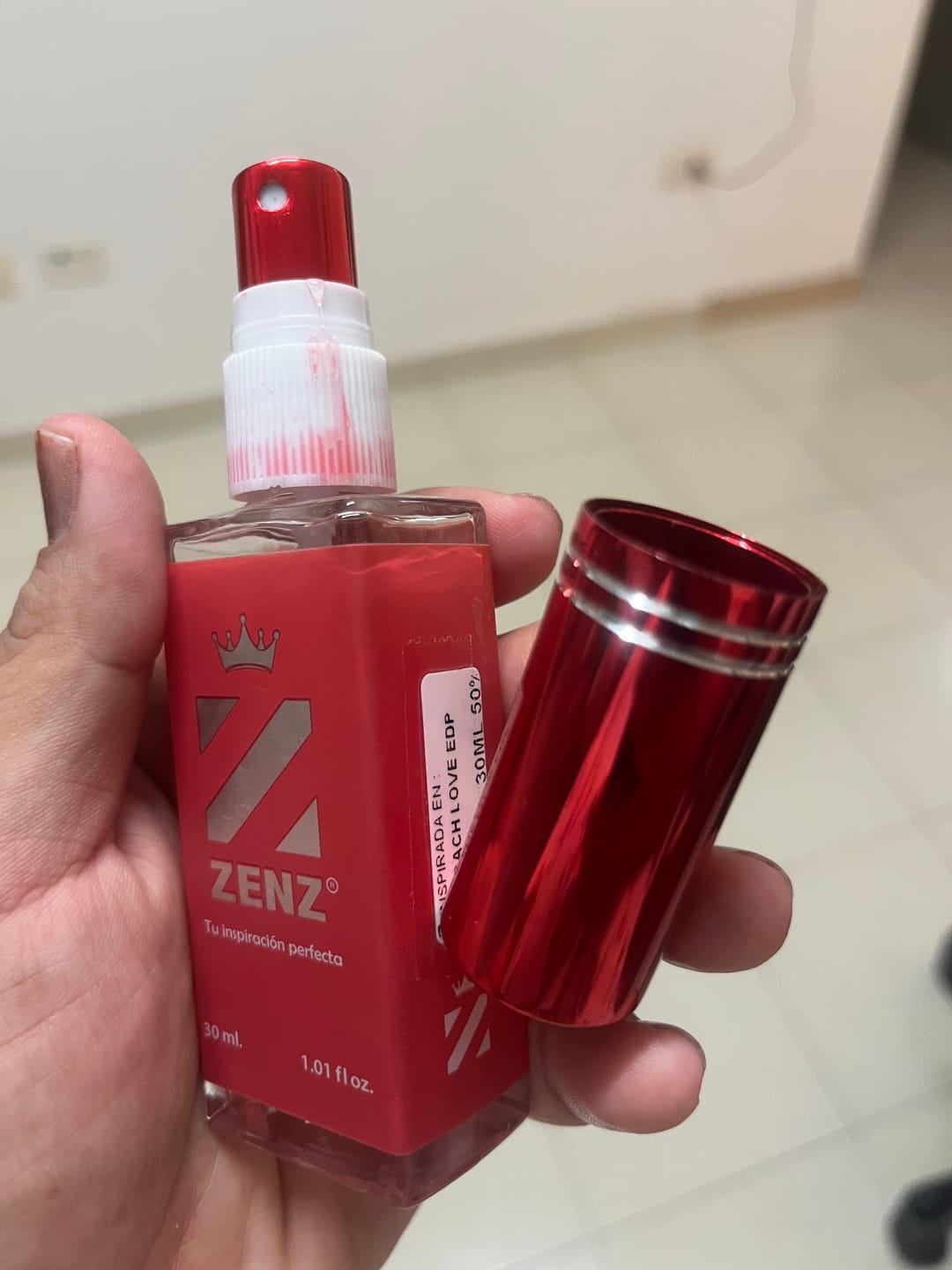 Customer photo review of Perfume Tendencia D COACH LOVE EAU DE PARFUM NUEVO JUNIO 2024 zenz