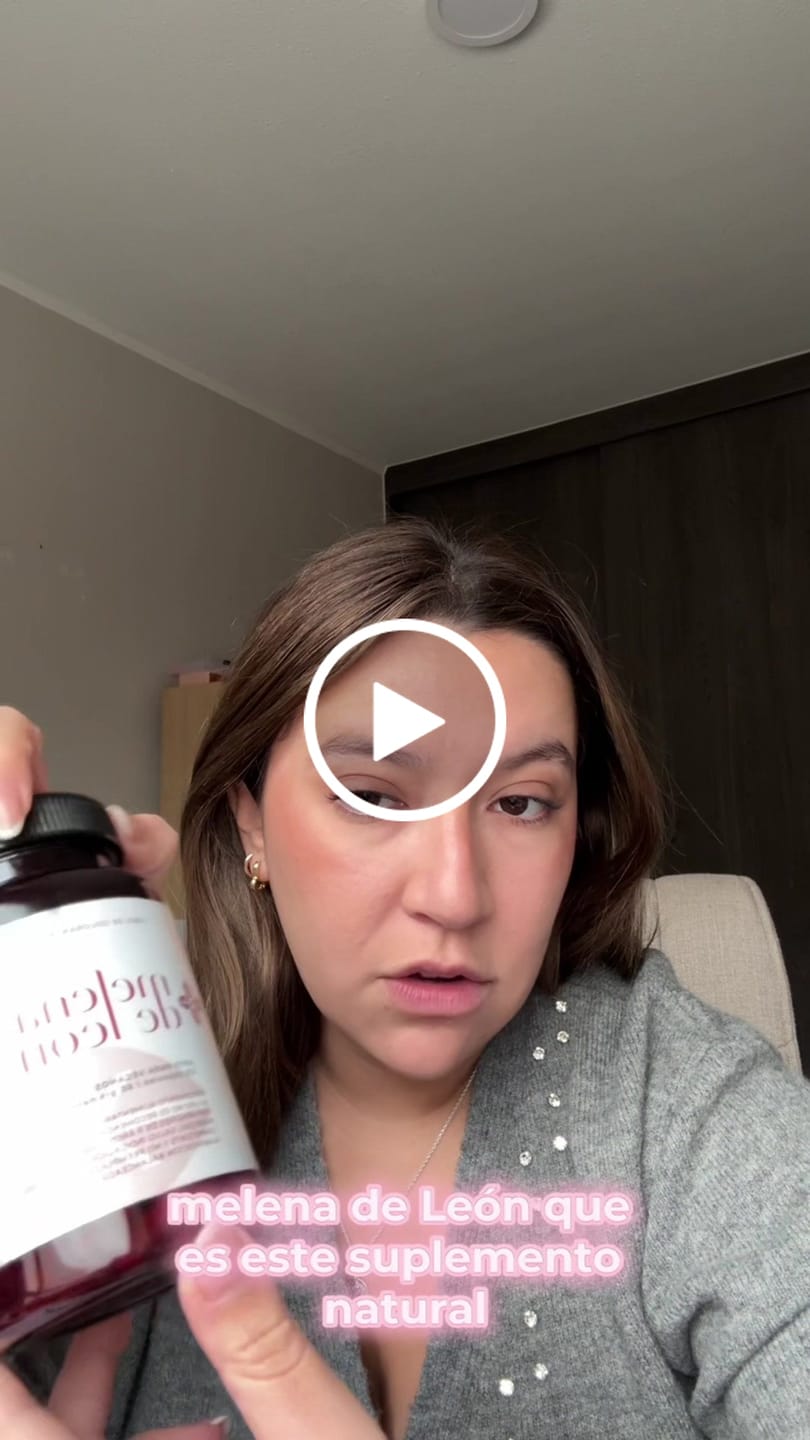 Customer video review of Melena de León 120 Cápsulas - Idini