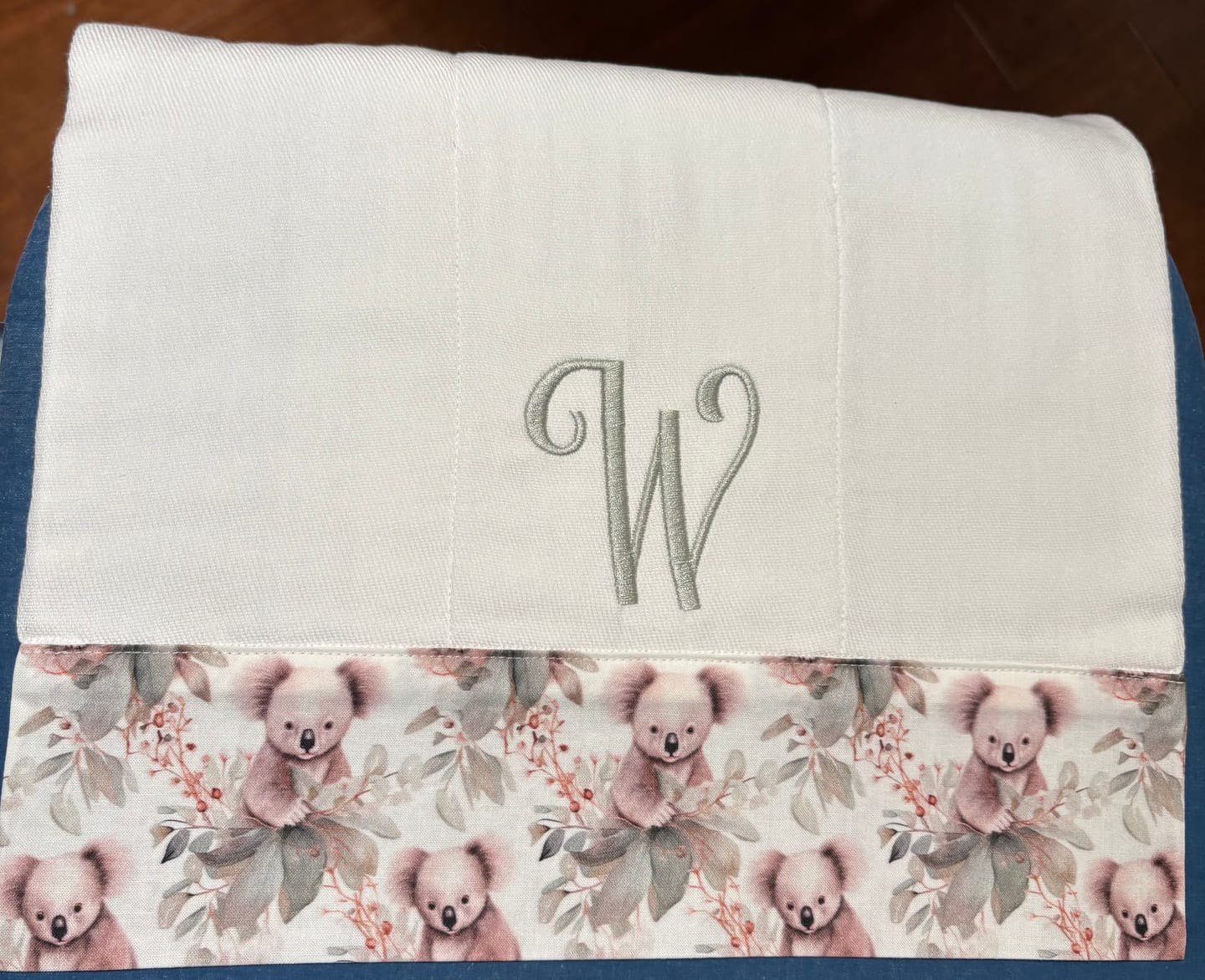 Customer photo review of Koala In Leaves Fabric