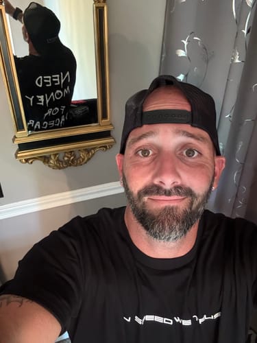Customer photo review of NEED RACECAR TEE
