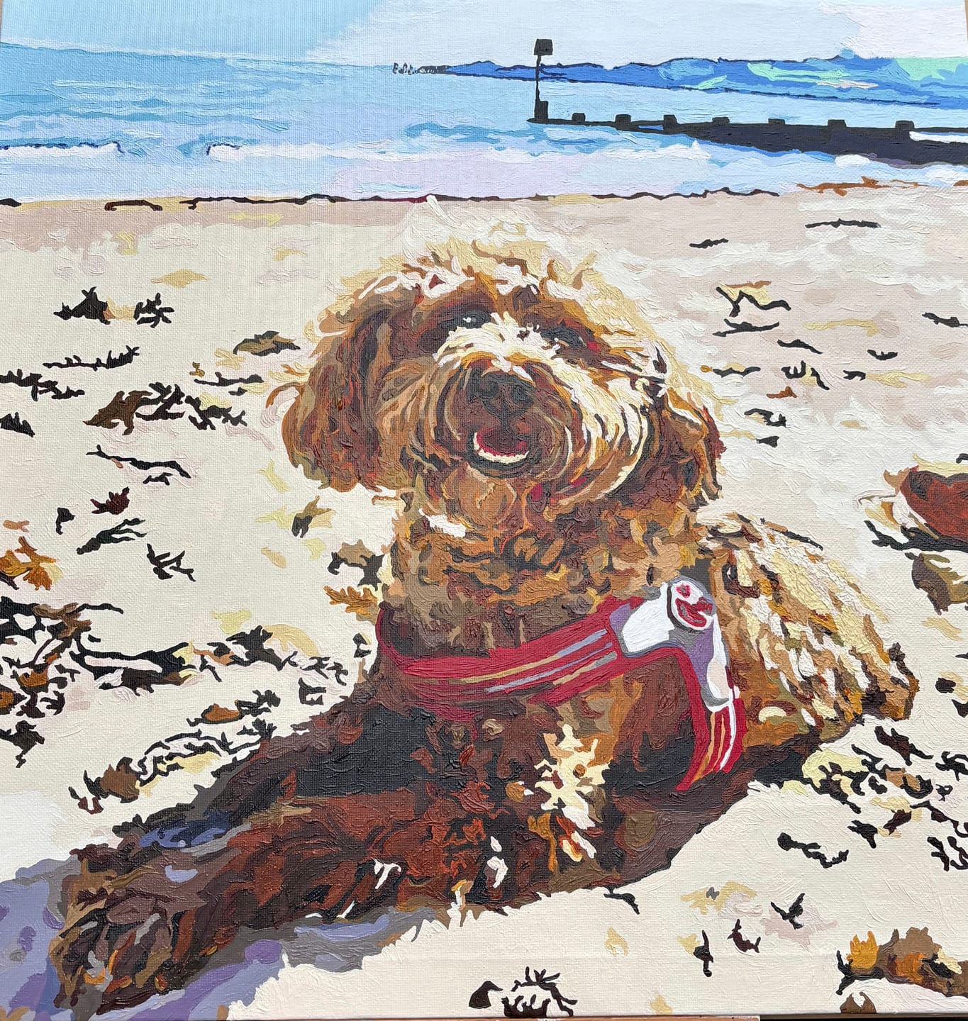 Customer photo review of Custom Paint by Numbers Kit