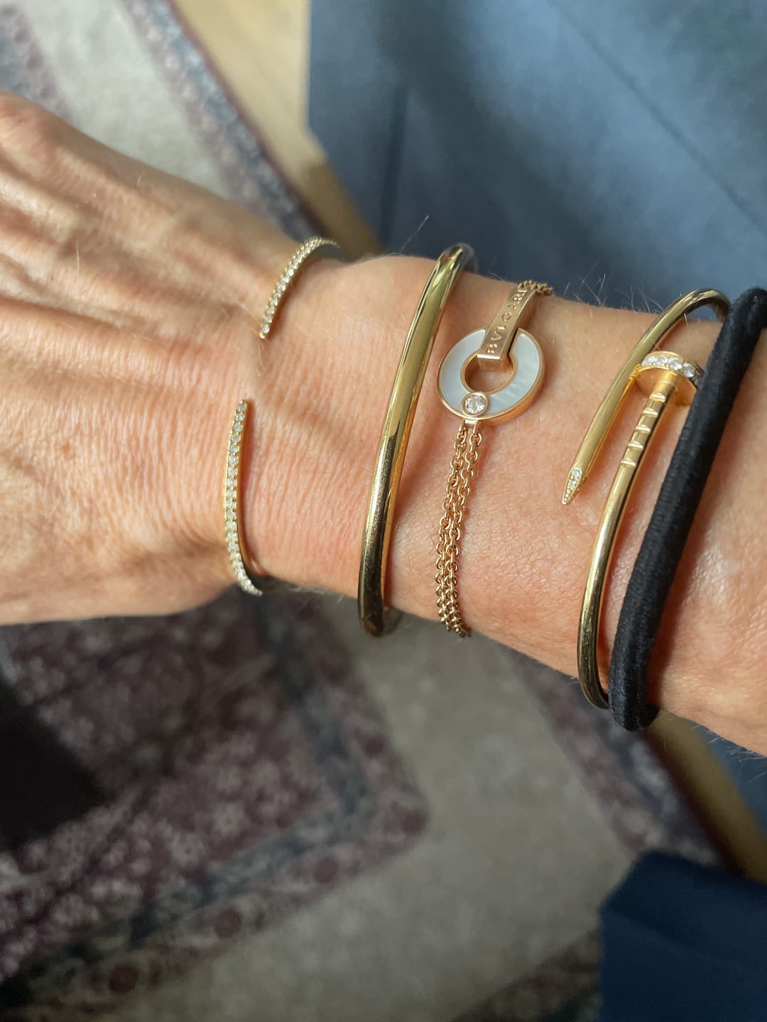 Customer photo review of CZ Claw Bangle