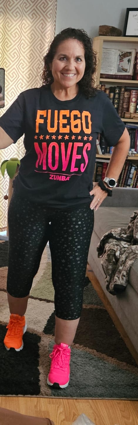 Customer photo review of Zumba Libre Crew Neck Instructor Tee - Bold Black