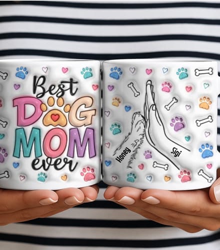 Customer photo review of Beste Hunde Mama 3D Optik - Individuelle Tasse