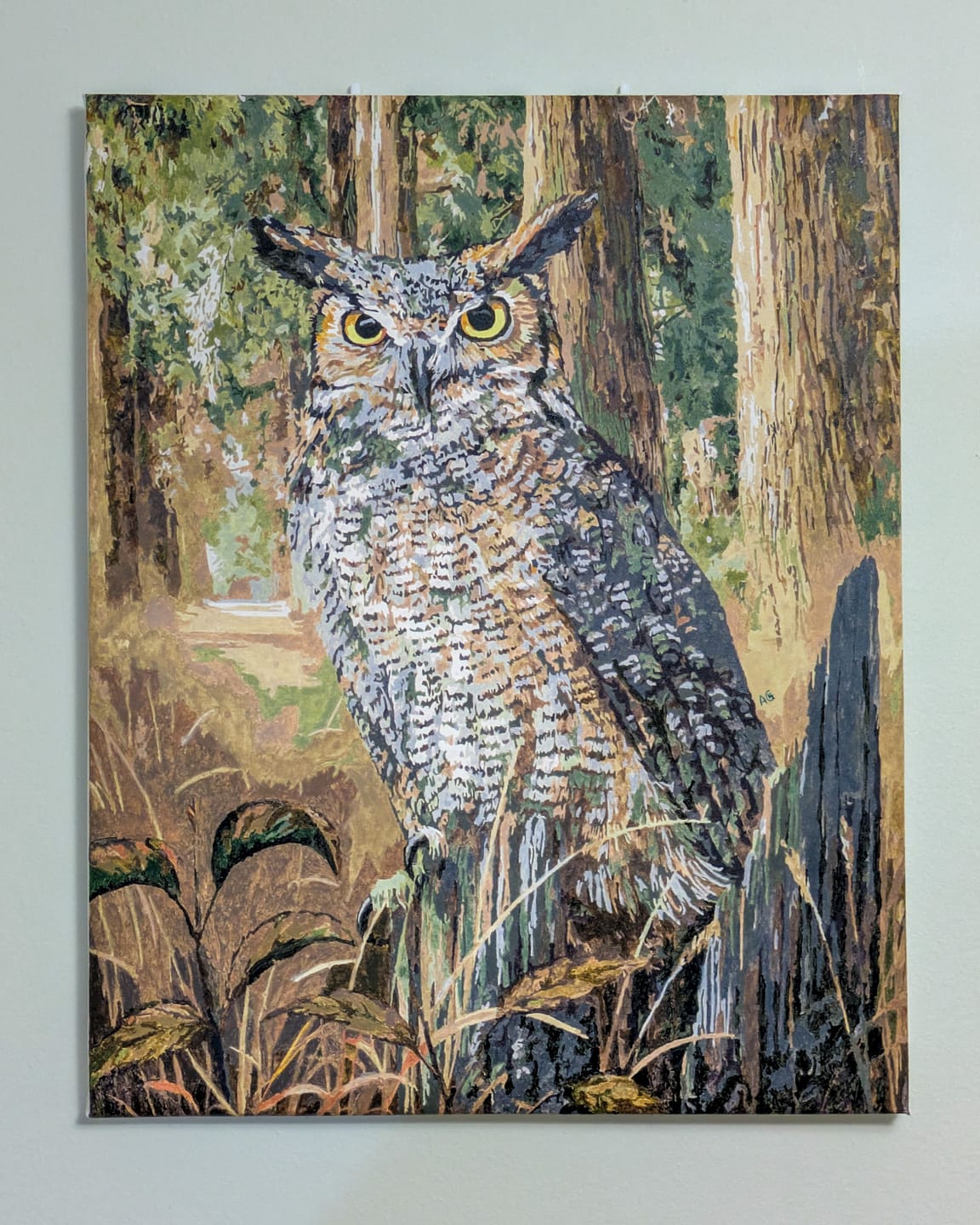 Customer photo review of Great Horned Owl