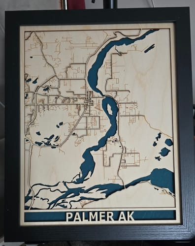 Customer photo review of Palmer AK 3D Map