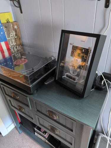 Customer photo review of M1 Music Frame CD Player With Bluetooth