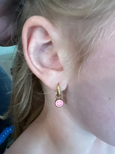 Customer photo review of Pink Smiley Charms