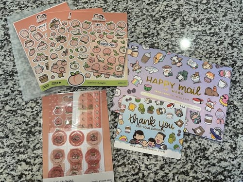 Customer photo review of Sticker Subscription