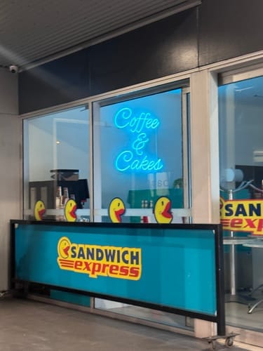 Customer photo review of Custom Neon Sign