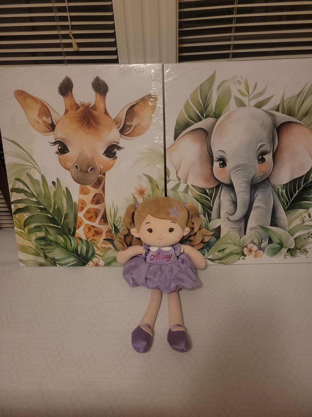 Customer photo review of Personalized Princess Starlet - Purple