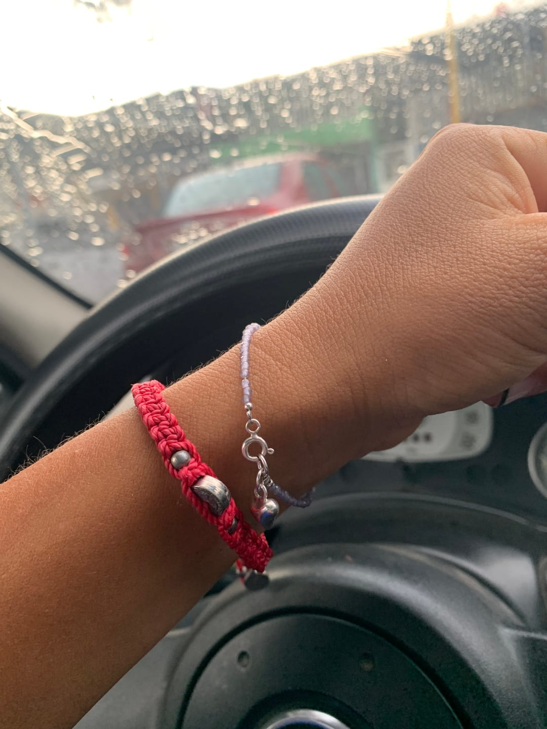 Customer photo review of Pulsera violeta