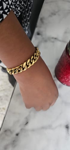 Customer photo review of Cuban Set Gold | 12mm