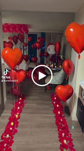 Customer video review of Hotel Room Decor Red (Romantic Package)