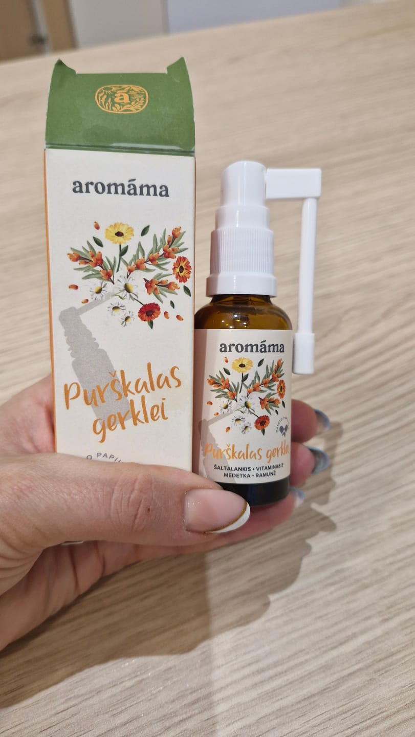 Customer photo review of Purškalas gerklei