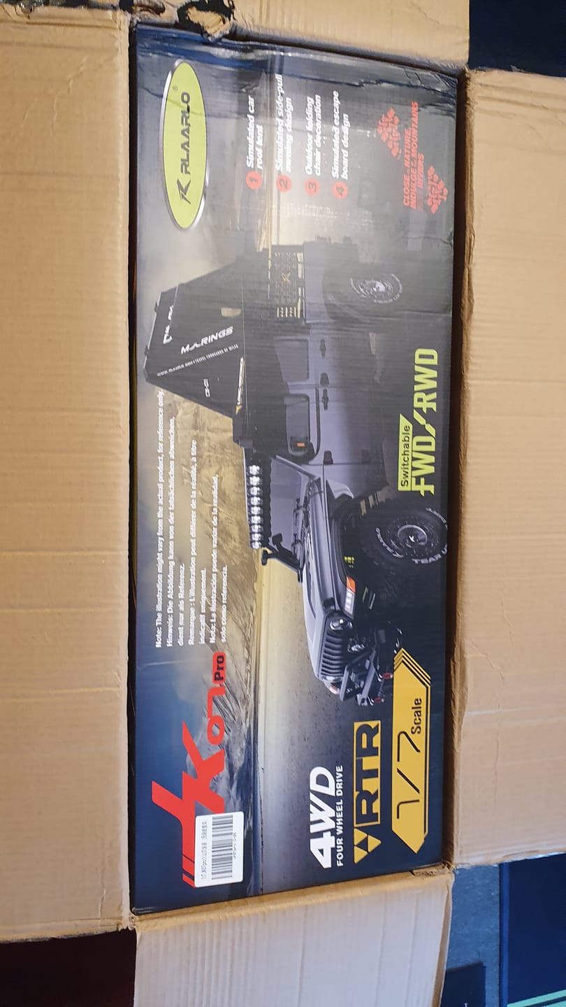 Customer photo review of 1/7 Scale 4WD Brushless RC Crawler JK07Pro