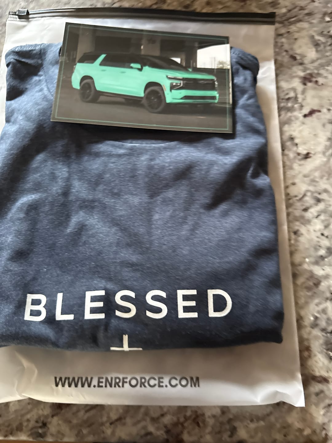 Customer photo review of Blessed Tee