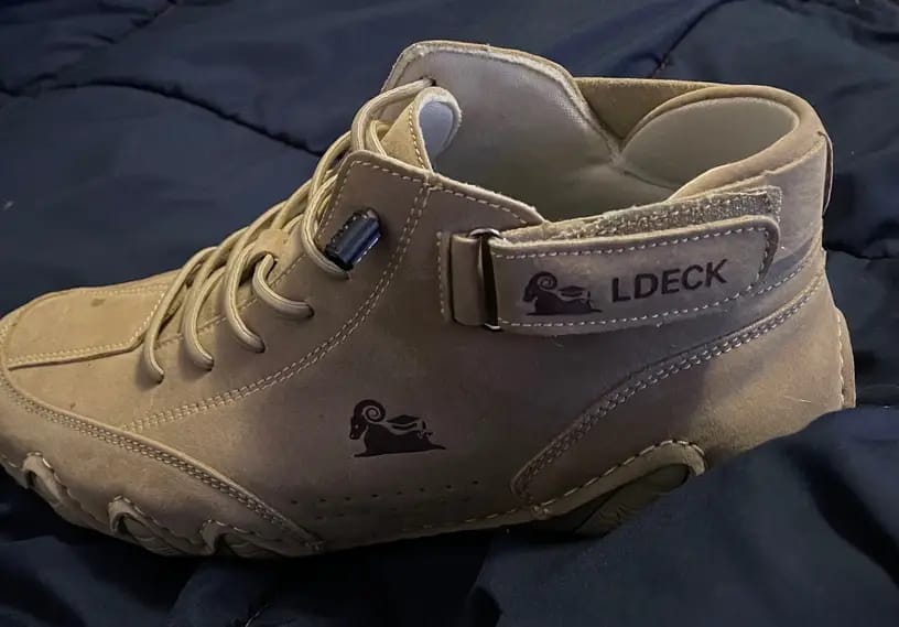 Customer photo review of Men Women Velcro Suede High Boots Beck Shoes (Unisex)