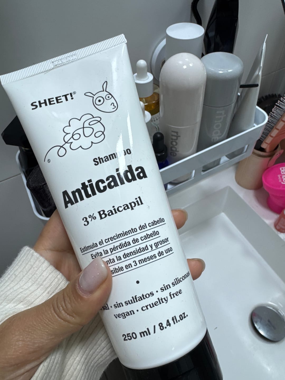 Customer photo review of Shampoo Anticaída