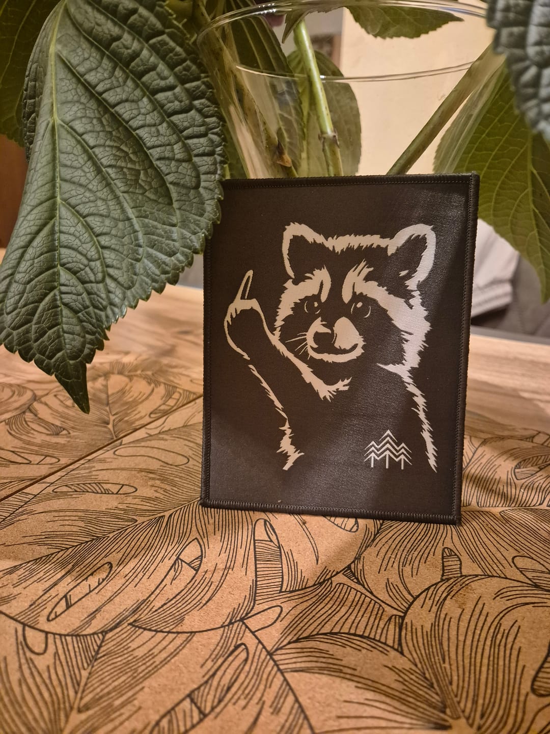 Customer photo review of Big Patch - Frecher Waschbär Schwarzblau