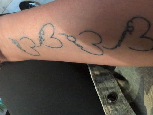 Customer photo review of TattooNumbx Numbing Spray
