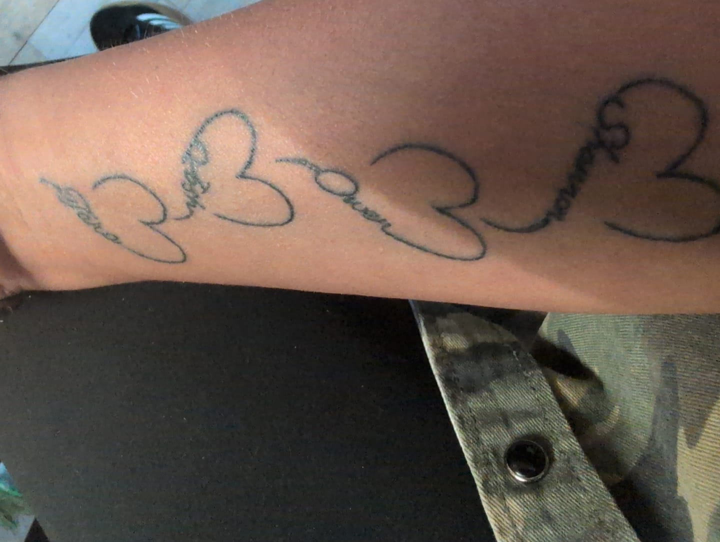 Customer photo review of TattooNumbx Numbing Spray