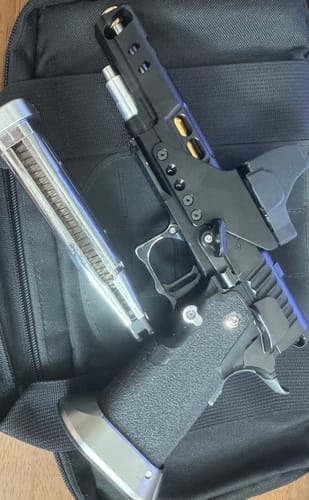 Customer photo review of Revanchist Airsoft Stainless Steel XL Magwell for Hi-Capa Aluminum Grip