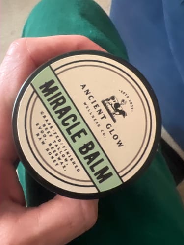 Customer photo review of Miracle Balm Tallow & Honey