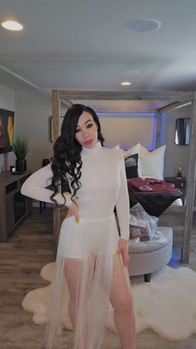 Customer photo review of Butter Fringe Hot Pants