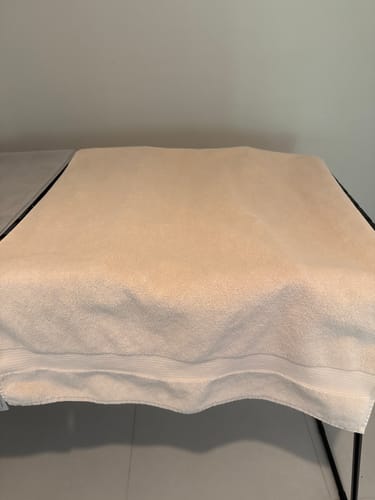 Customer photo review of Ekstra Yumuşak Bordürlü Bukle Havlu Bej