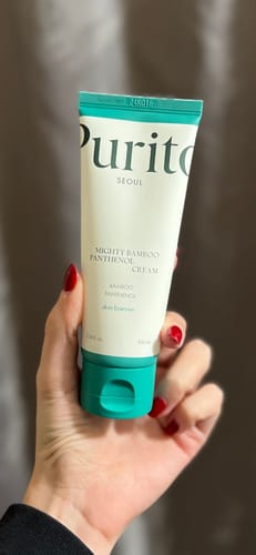 Customer photo review of Purito SEOUL Mighty Bamboo Panthenol Cream regeneruojantis kremas su pantenoliu