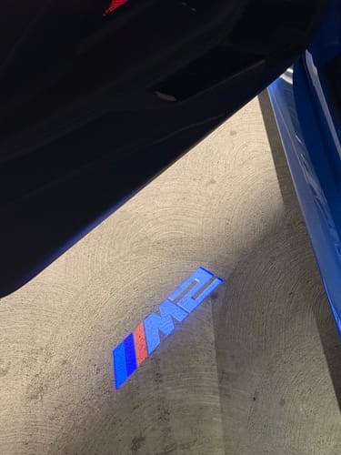 Customer photo review of BMW G SERIES DOOR LIGHTS