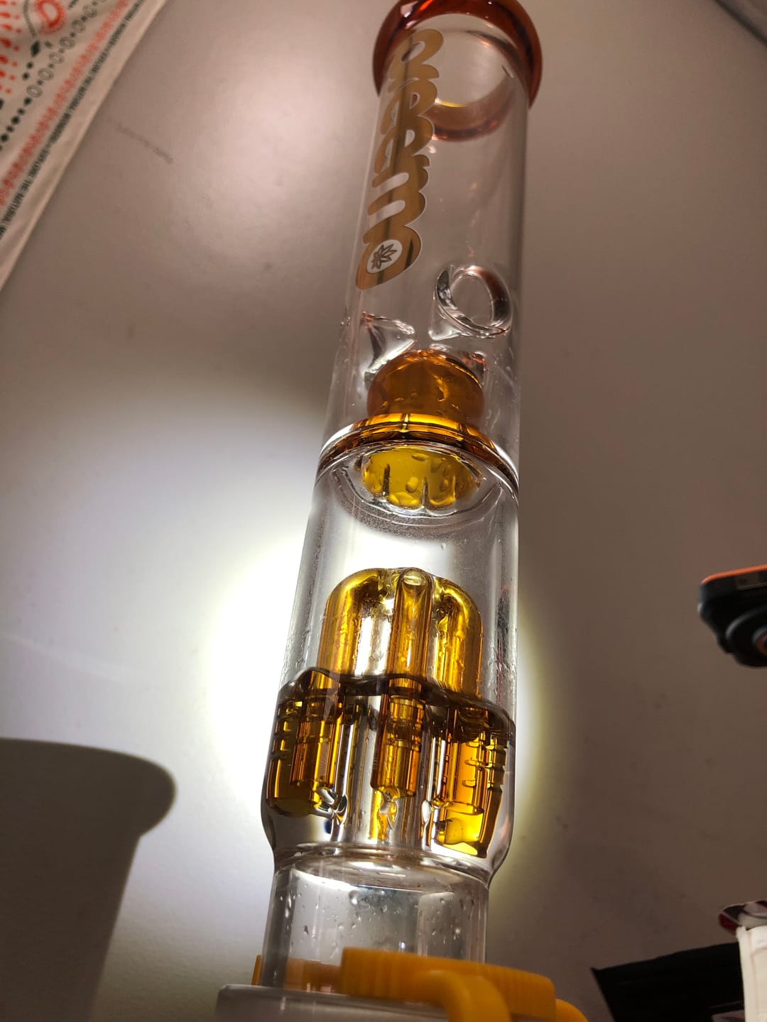 Customer photo review of 12" Preemo Glass P054 6-Arm Tree Top