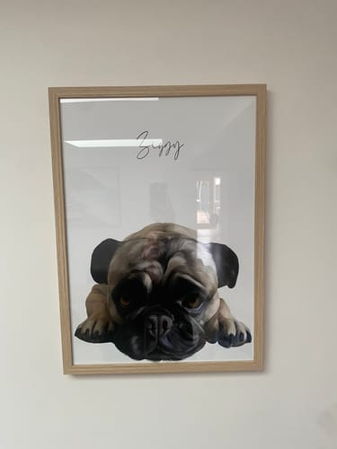 Customer photo review of Detailed Pet Portrait