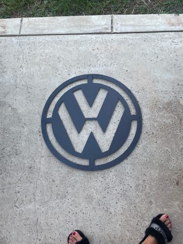Customer photo review of Volkswagen Metal Car Emblem