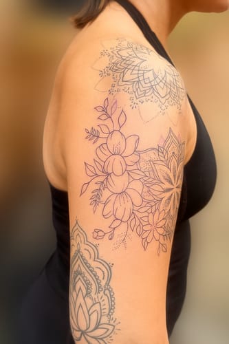 Customer photo review of TattooNumbx Numbing Cream