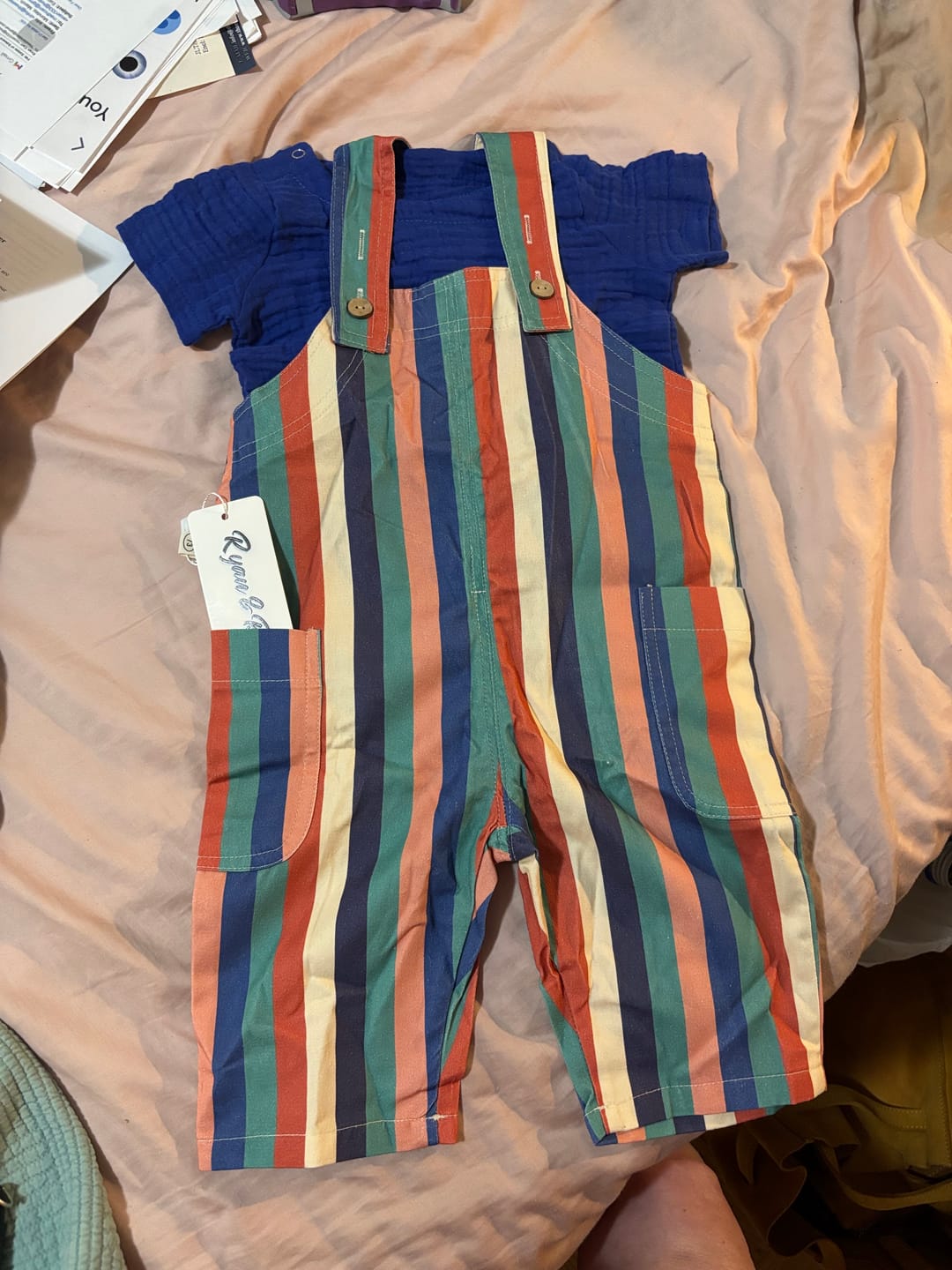 Customer photo review of Striped Polka Dot Playsuit