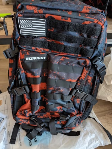 Customer photo review of Mochila Táctica V1 All In 45L Marte