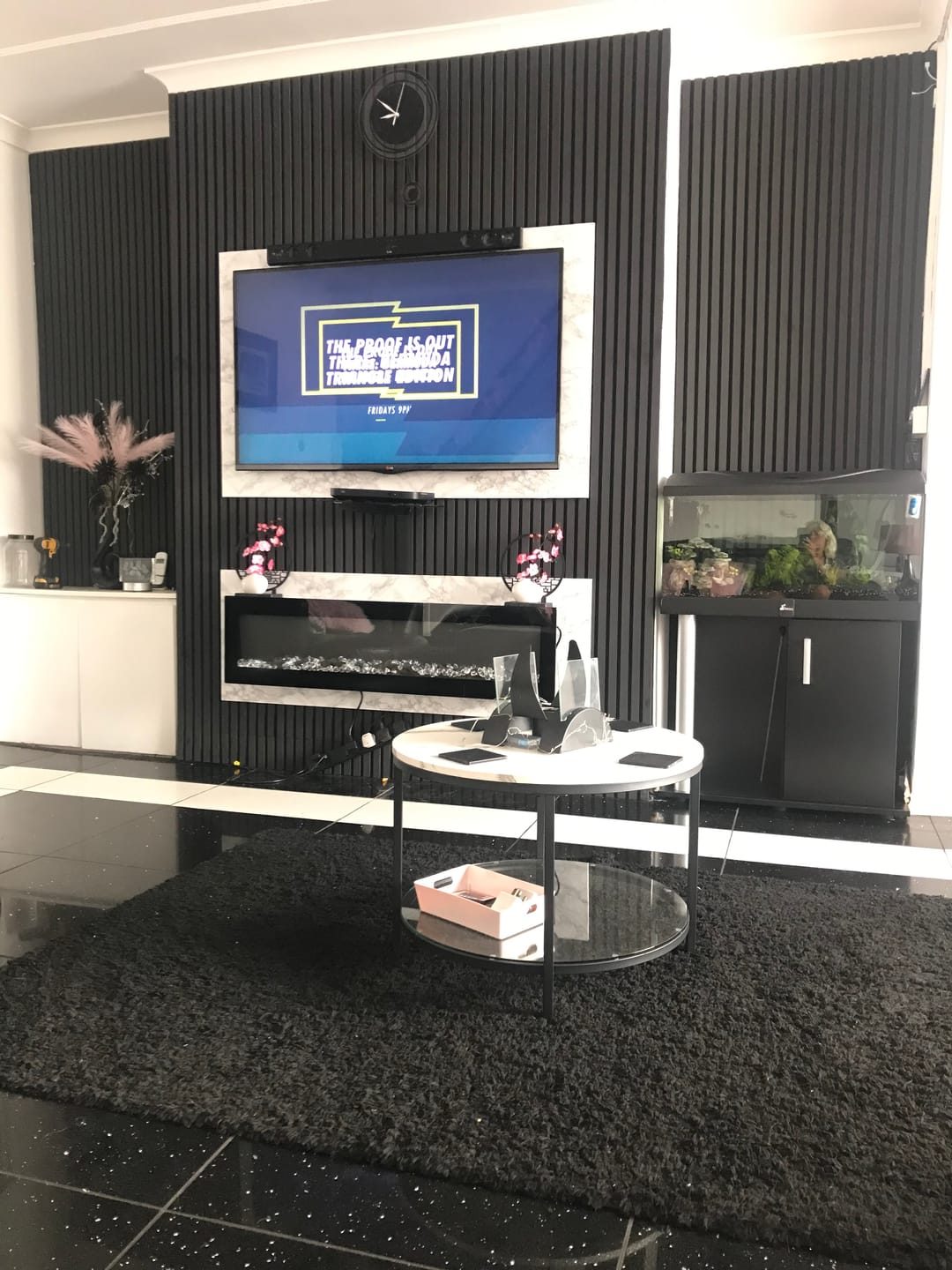 Customer photo review of Acoustic Slat Wall Panel - Black Oak