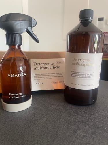 Customer photo review of Kit Detergente multisuperficie 300ml + 1 Litro
