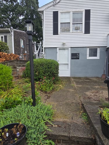 Customer photo review of House Address Sign - Metal Wall Art